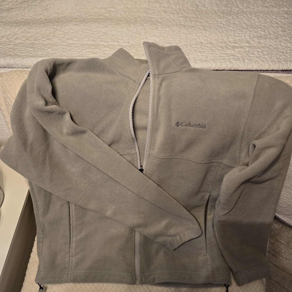 Columbia Gray Fleece Jacket